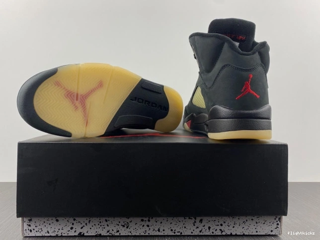 Noir DR0092-001 Jordan Air 5 Off Gore-Tex 1203